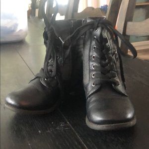 Rachael shoes black girls combat boot size 13